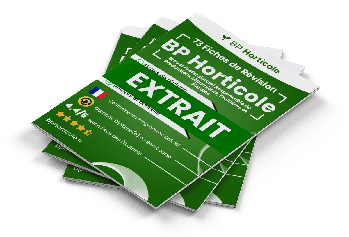 Extrait Fiches Révision gratuites BP Horticole